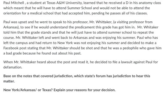 Paul Mitchell, a student at Texas A&M University, learned that he received a D in his anatomy class which meant that he will