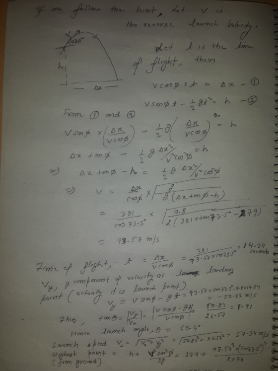 locity det ts the Ame ん Fo 2 and 2 2 (Anton,6-h 38/ ะไ 4.34 seconds londng velocl tomt ht ysn.gf=訝9+9
