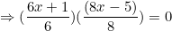 6r1 (8r-5) 0 = 20 6