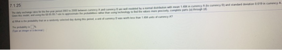 7.1.25 They change for the year Given the model and using the 68 5 7 2003 de to 2000 cmcy A and cy m ded by a m ate the prote