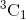 {^{3}\textrm{C}_{1}