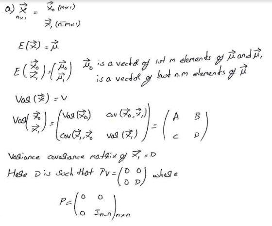 nメ and μ, sa vec Vas ()v Vag,ance Covas?,ance ma+4.xg/ >.= D O D