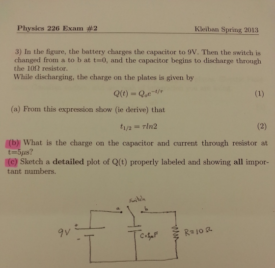 In the figure, the battery charges the capacitor t