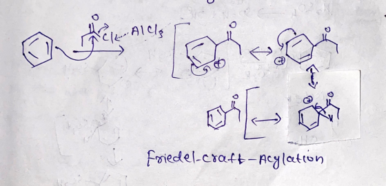 Friedel-craft-Acylation