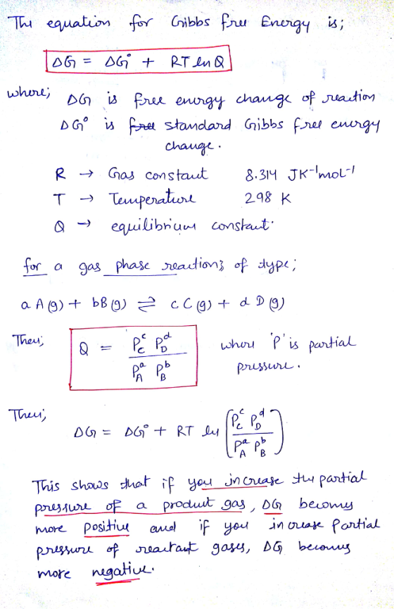 Csibbs ru whwri Gas constaut8.3I eati298 K Thu This shaos at iore Positiuut and Fyou morenaaH