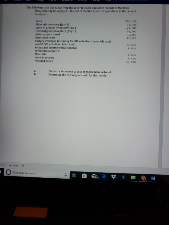 File HOITE lisert DESIGN Layout Rererences Mallines Review View E W IDEO Worloge The following data was taken from the genera
