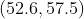 (52.6,57.5)