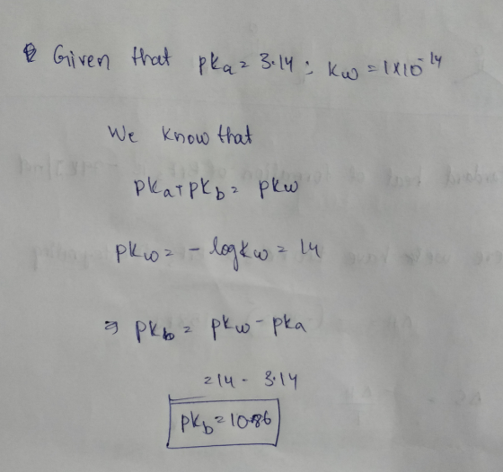 Given Prot Pa3 ly We know thad 2(u 311 pkb 10