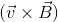 (\vec v\times \vec B)