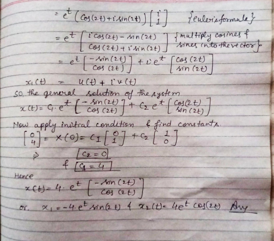 = et е et (Cos (24) + i sin(24) ) [ 1 ] Seuleris formula} I cos (24) - sin (24) {multiply cosines of Cos (24) tisin (at). si