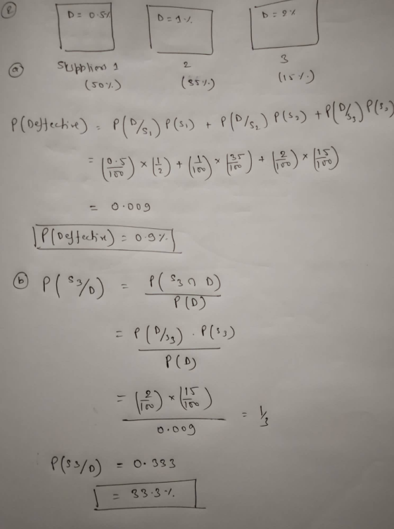 (35) is /) Sov 1 S 100 0.009 P( D) o.0O9 33.3 .