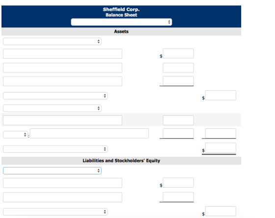 Sheffield Corp Balance Sheet Assets Liabilities and Stockholders Equity