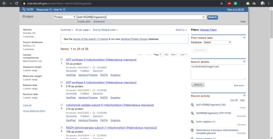 c n cbi.nlm.nih.gov/protein?term=txid 145266[Organism] 3 NCBI Resources How To Sign in to NCBI Protein Protein txid 145266[Or