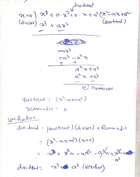 dividiend xetal e to.x²to.nta (n=anta Cdivissa) 23 tam? 1 Cavotient? Com tan? -a?-an alutaz anta 0 = demainder quotient = (x²