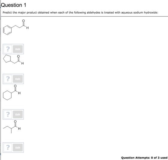 Predict the major product obtained when each of th
