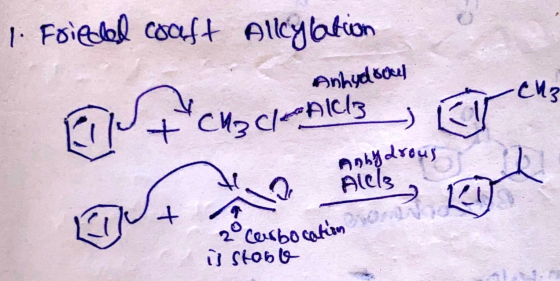 1. Friedad coaft Allcylation Anhydroul El Chachais cha Anhydrous All 2 Carbocation ū stoblo