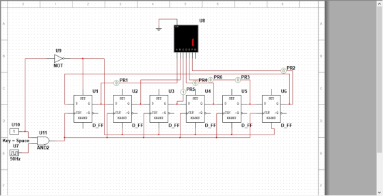 U8 U9 NOT PR2 PR3 PR1 PR U1 U2 U3 (1 U4 U5 U6 SET SBT SET SBT SET SET RESET RESET RESET RESET U10 D FF D FF D FF D FF D F D F