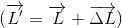 (\overrightarrow{L'}=\overrightarrow{L}+\overrightarrow{\Delta L})