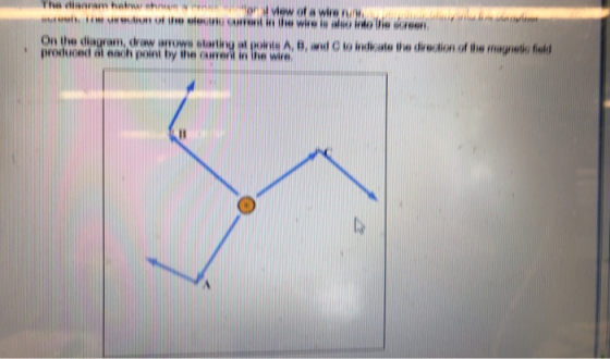 | | | | hệ v ới 4 | war view of a woman wie been a Wire On the diagram, draw arrow start ponte AB and produced at each point