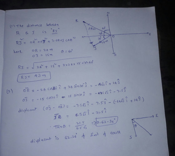 (The distunce betveen 68 30 ,9 = 60 うΣ out displ acent 62.36