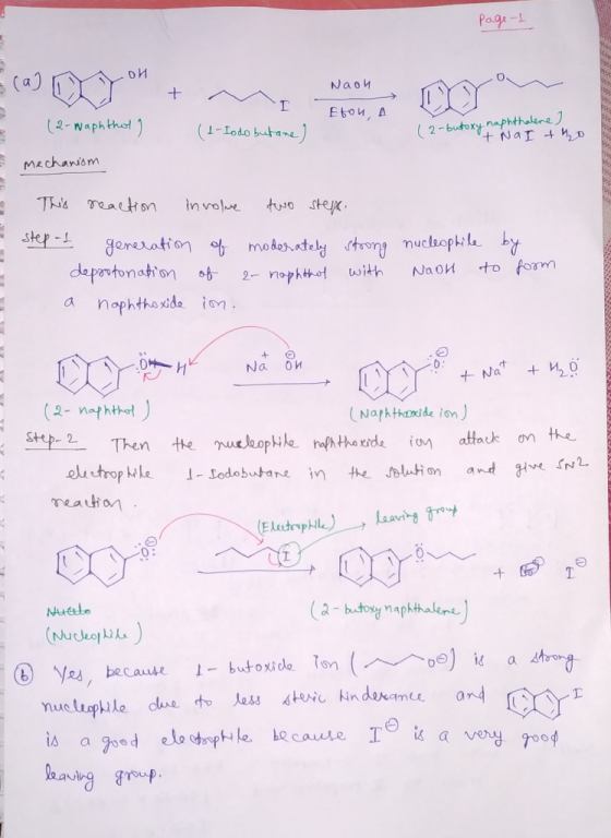 page-1 Eбои A (2-waph that ] 17 (1-Iodo but are ] (2-butoxy naphthalene] zot Na I to mechanism This reaction involve two step