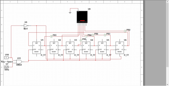 U8 U9 NOT PR2 PR3 PR1 PR U1 U2 U3 (0 U4 U5 U6 SET SBT SET SBT SET SET RESET RESET RESET RESET U10 D FF D FF D FF D FF D F D F