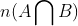 n(A\bigcap B)