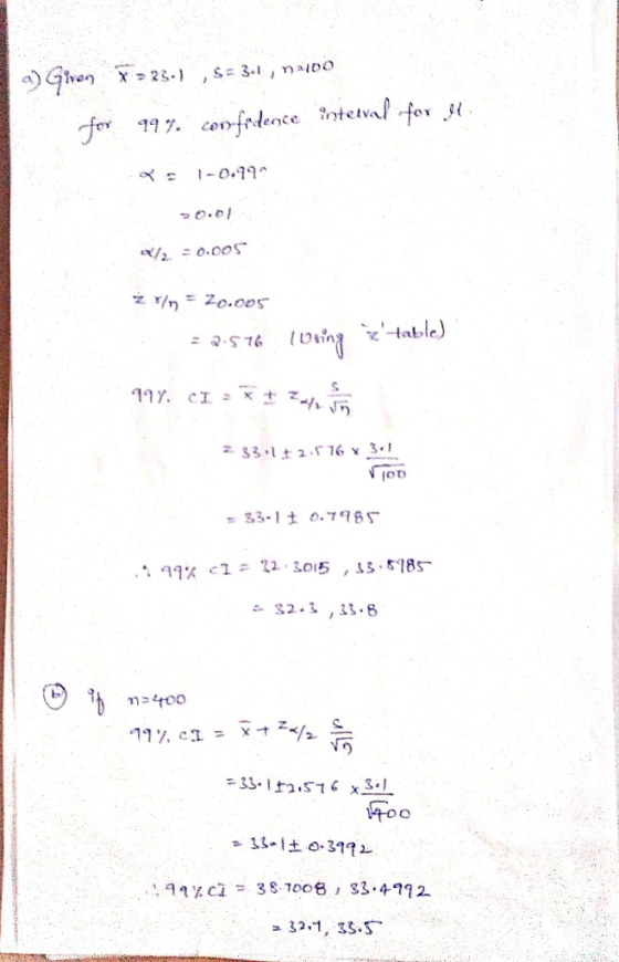 er 99% corrtzdence inte tv./ っ口.01 S -table) 頁33-1 ± 0.7985. 32.3, 33.8 - 32.1, 33.S