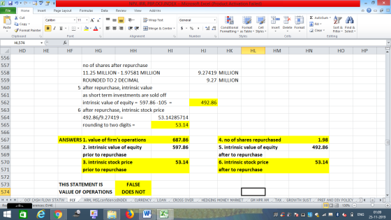 NPV, IRR, PBP,OCFINDEX - Microsoft Excel (Product Activation Failed) View Add-Ins File Home Insert Page Layout Formulas Data