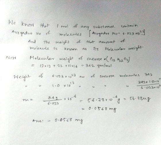 bstance contain We know that I mol of any substance contain Avogadro no of molecules Arogadro No- 1.023 410 23 And the areigh