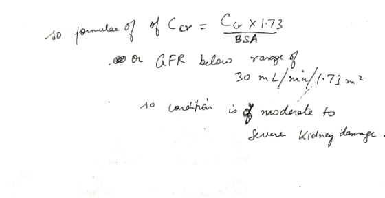 Cux 73 formeutes 7 Cer BSA . GFR helo rag 7.73 2. moduate fo Jee Kronydarnge