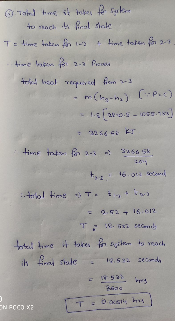6. Total time it takes for System to reach its final state T= time taken for 1-2 + time taken for 2-3 time taken for 2-3 Proc