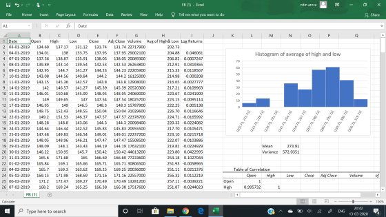ASSBE FB (1) - Excel nitin arora - o X Share File Home Insert Page Layout Formulas DataReview View Help ? Tell me what you wa