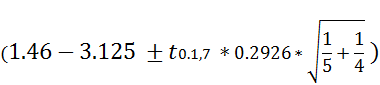 1 1 (1.46 – 3.125 + 10.1,7 * 0.2926* + 5 4