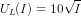 U_L(I)=10\sqrt{I}
