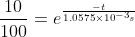e 1.0575×10-35 575x10s 100