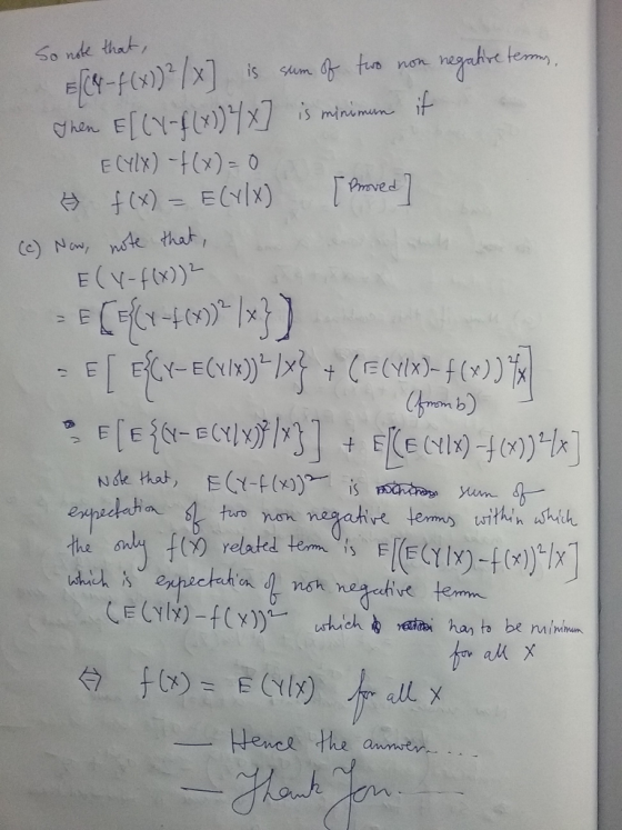 So ndk tha E(Y-f(x)) (x) = E(11x) ノ Henee the ammtn 泓가.