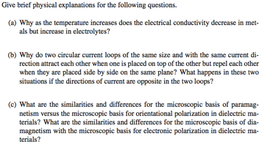 Why as the temperature increases does the electric