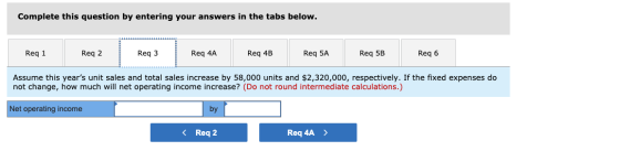 Complete this question by entering your answers in the tabs below. Reg 1 Reg 2 Req 3 Req 4A Reg 4B Req 5A Req 5B Req 6 Assume
