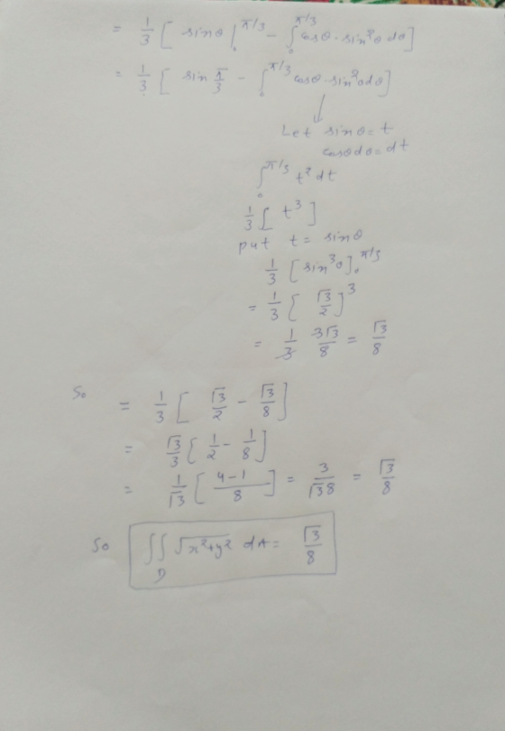 + [ 13019/ foo sol [ Sin - 13 6050 siniPod 0] Let sinot cosodo=dt Its t? dt put t= sind 3 [+] Ž [simogats - Ś C so SS Supage