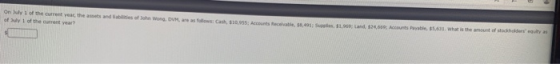 On y 1 of the current year, the ants and other as two 1,95 Accounts face..... 124,00 Accounts, 55.631. What is the amount of