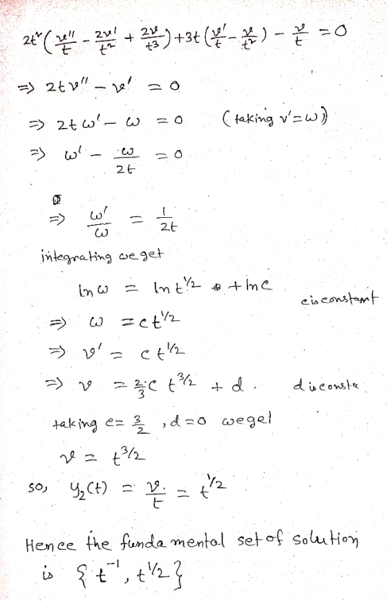 2 t 2t inlegraHng eget 3 Hence the fundamental setof sdnH。