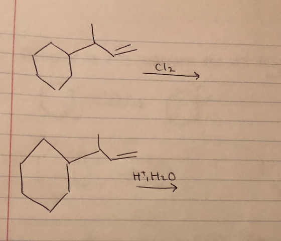 Cl2 H1, H2O