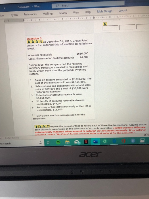 Search Document1 Word Table Design Help Layout References Mailings Review View Layout gn 11- 12 13 14 15 10 8 1 213 4 5 6 7 2