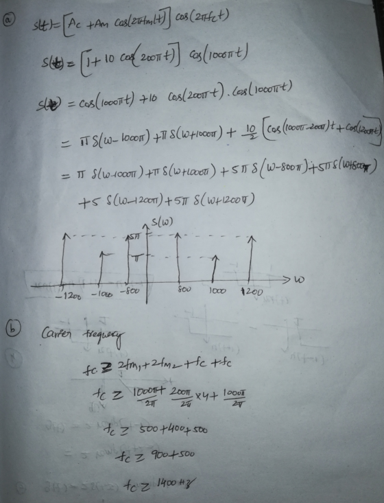 a 54)=[Ac tam casletm,l4]] cos(21fet) [ + 10 cef 201 4] cs (10) She = cos(icoott) +16 cos(20017+).cos(1000+) - its[w_looon) +