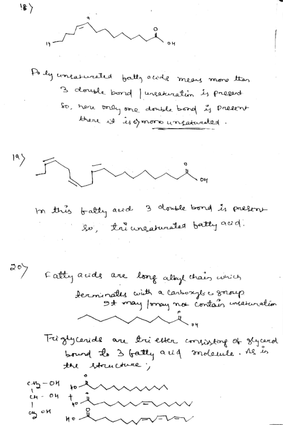 ои Po ly uneaurstid batt aude means 3 douple bond uneakratin ij Pregant naone deuble band Pneeent thene i^ c>mono ungatunatos