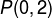 P(0,2)