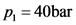 P = 40bar
