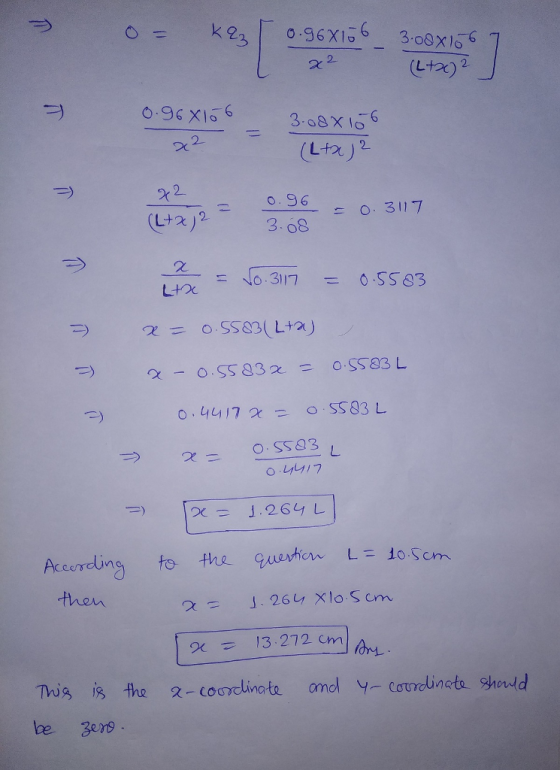 Lta) 2 2- r 2 .96 3-08 -O- 31/7 (L+2)2 L+312 ニ lo . 3im = 0.5563 ) X o.SS83(L+a) = づ o 너네 7 then X ,3,272 cm Twa ,8 가 x-coor