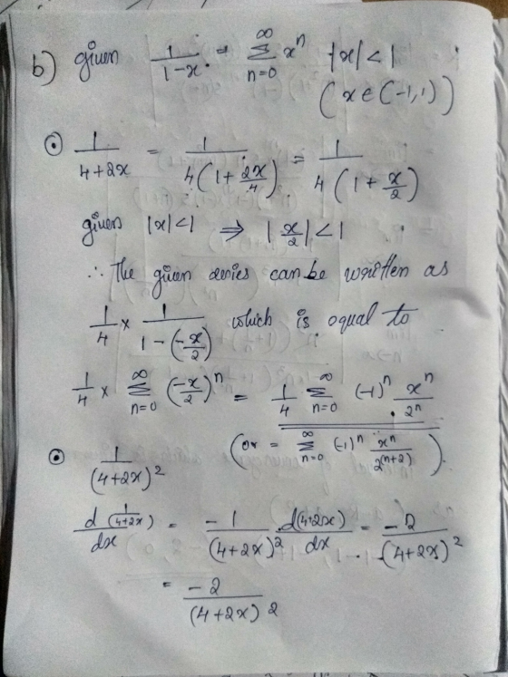 20 bgium take no (xe (-1,1)) OL 4+2x 4( 1+ 2x) 4 (172) given lala 1 <1 .. The guen denies can be written as. tx which is oqua